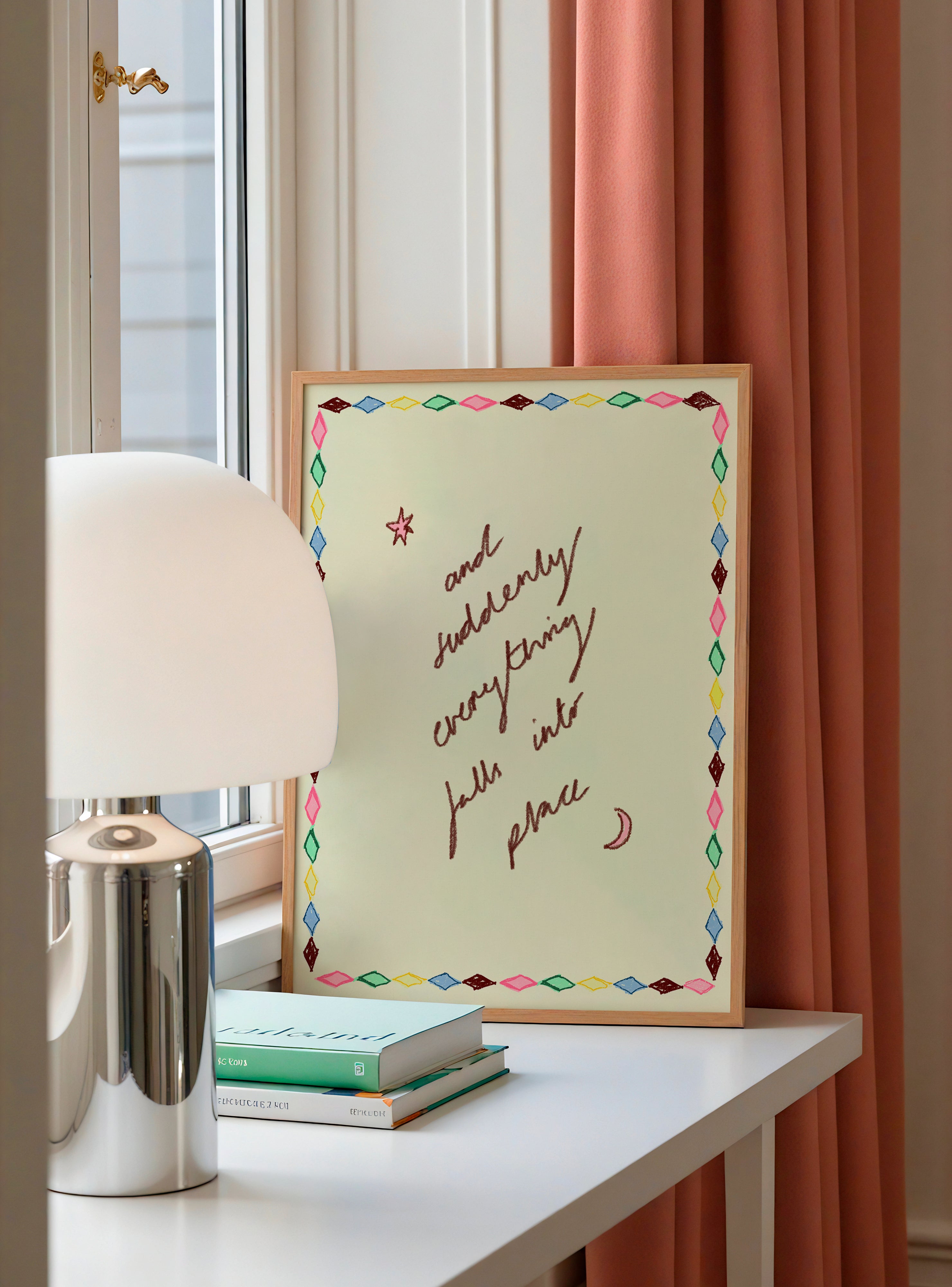 And Suddenly Everything Falls Into Place Art Print