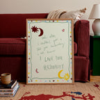 And Also...I LOVE YOUR PERSONALITY Art Print