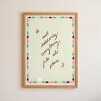 And Suddenly Everything Falls Into Place Art Print