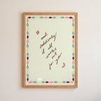 And Suddenly It All Works Out For You Art Print
