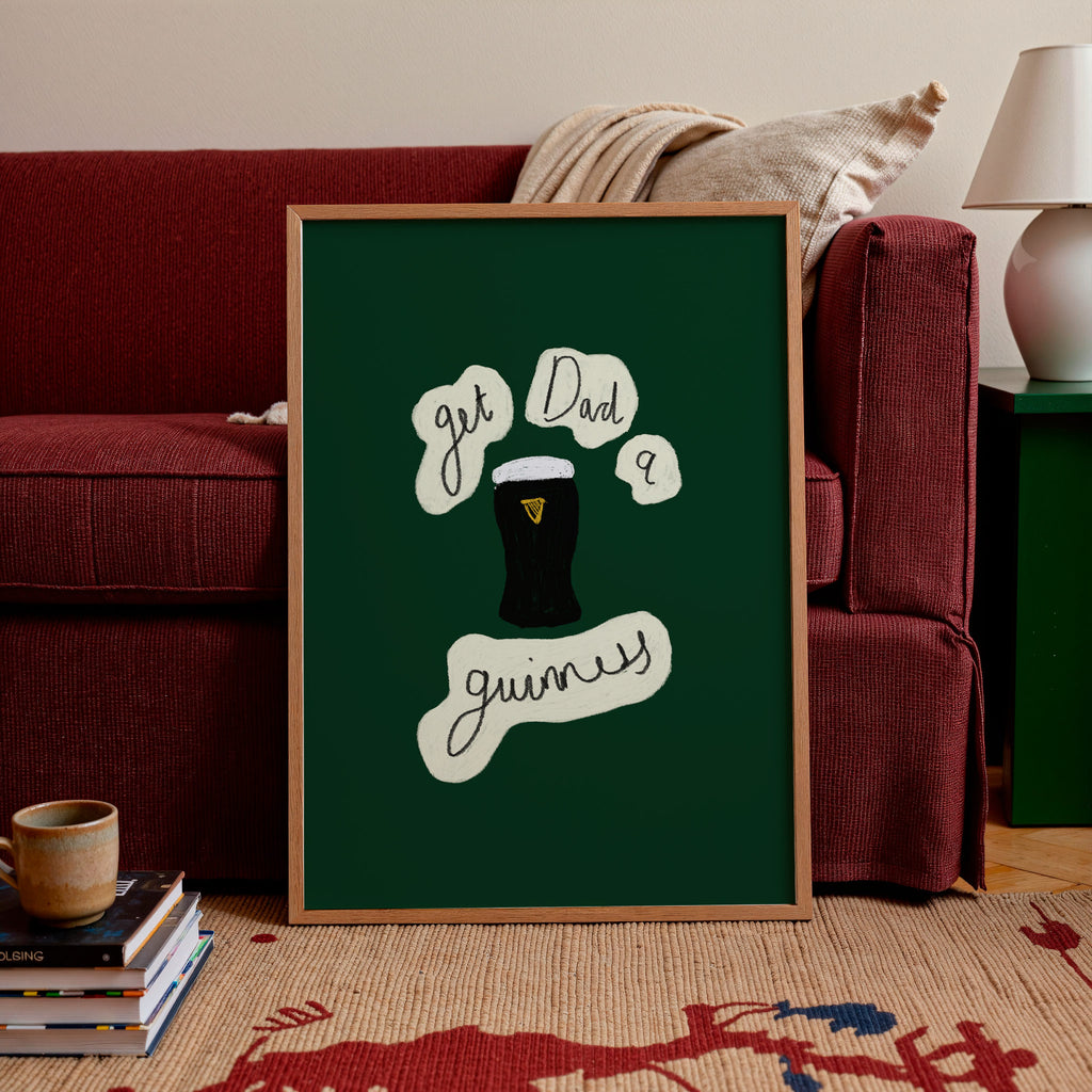 Get Dad A Guinness Art Print