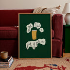 Get Dad A Pint of Pale Ale Art Print