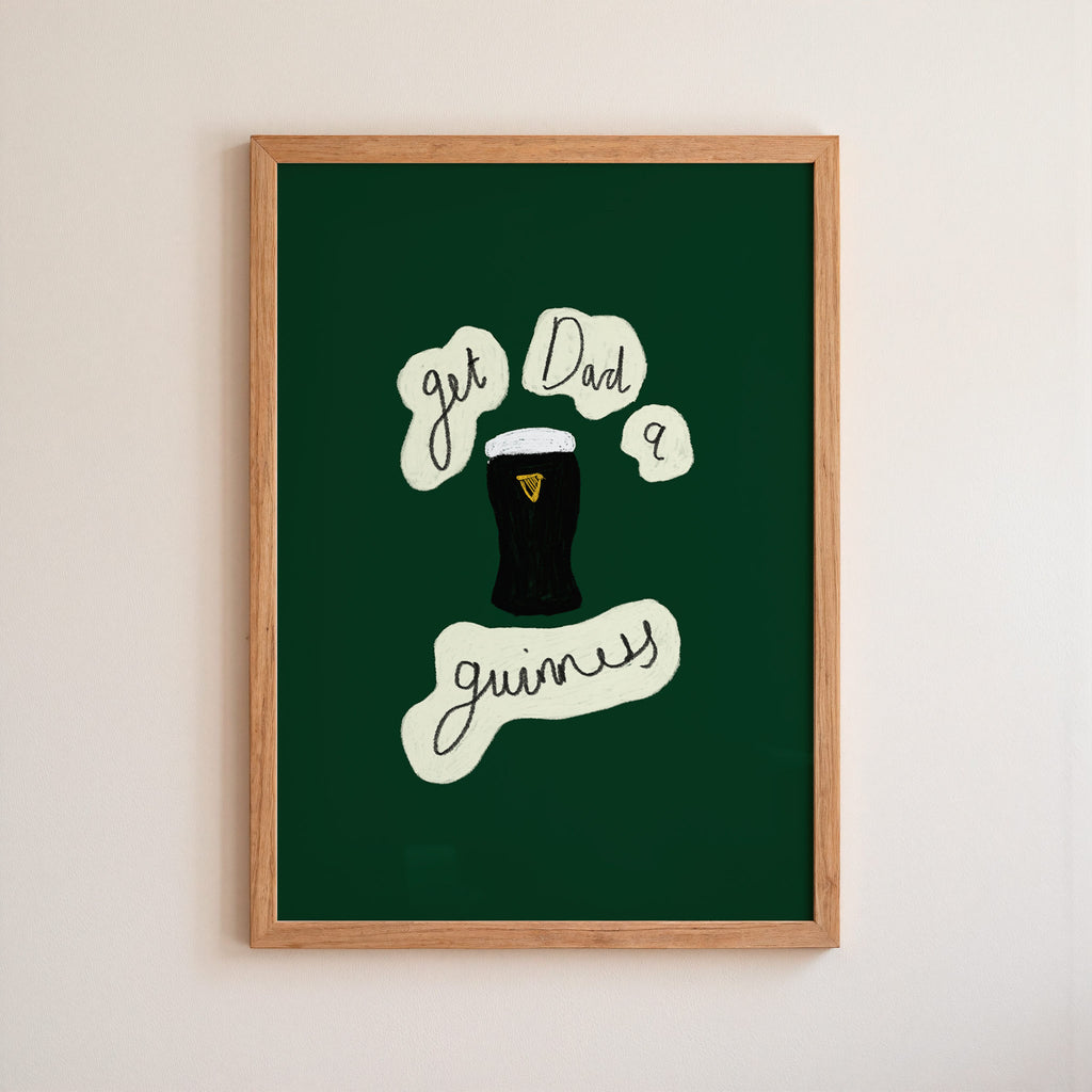 Get Dad A Guinness Art Print