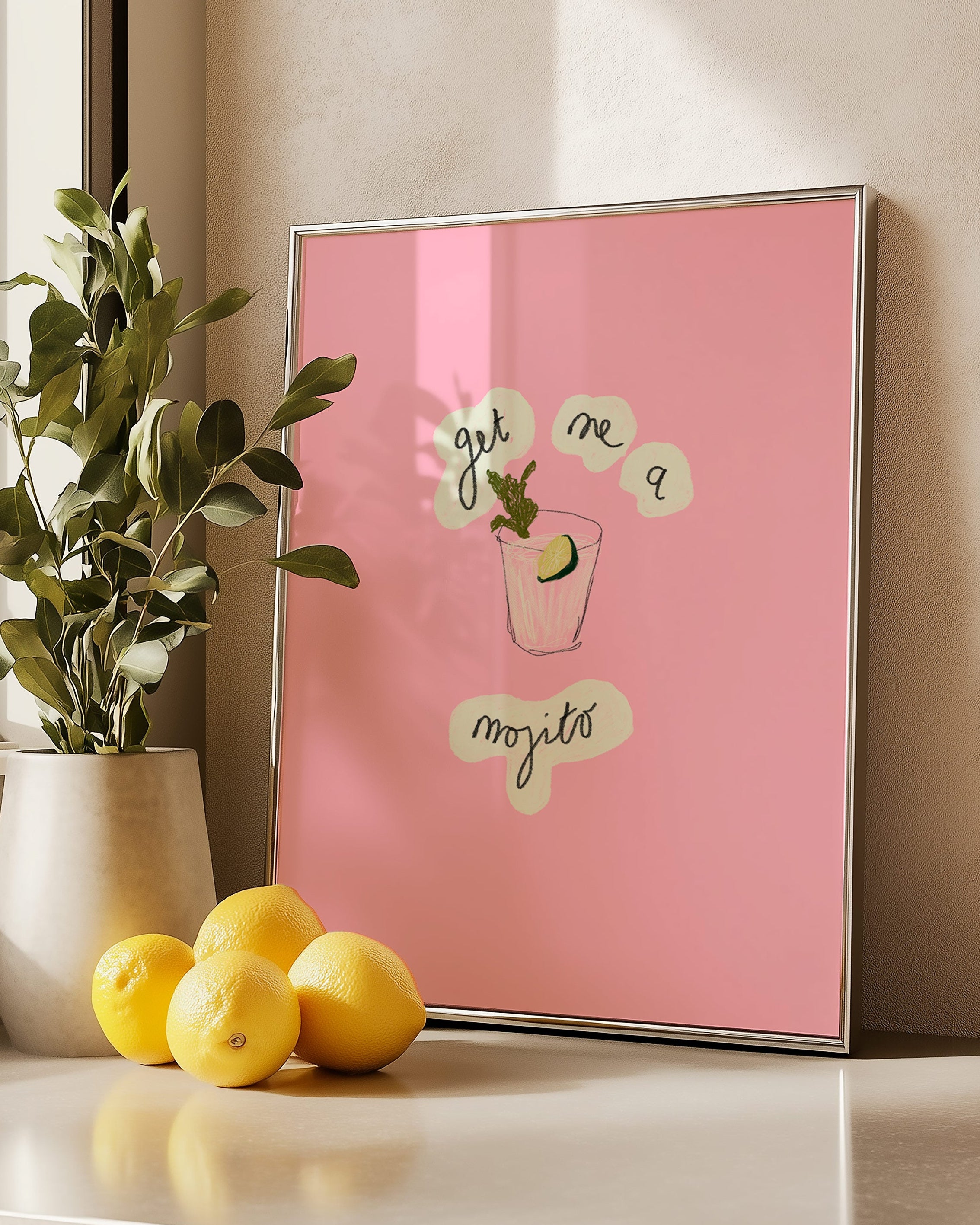 Get Me A Mojito Art Print