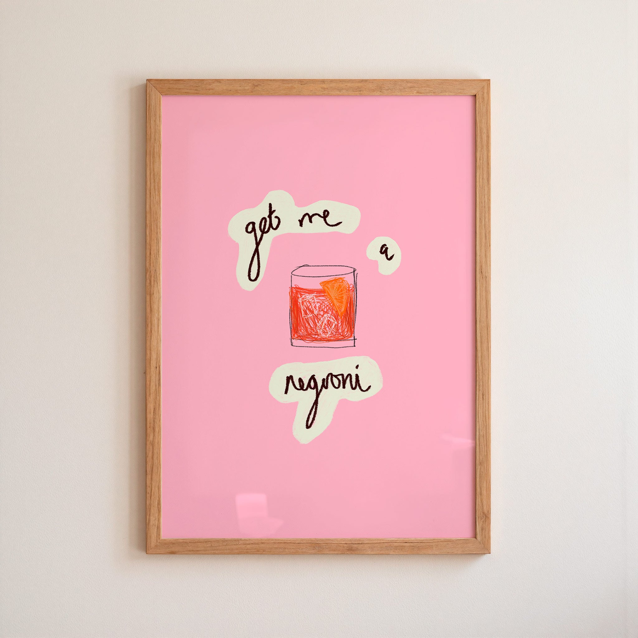 Get Me A Negroni Art Print