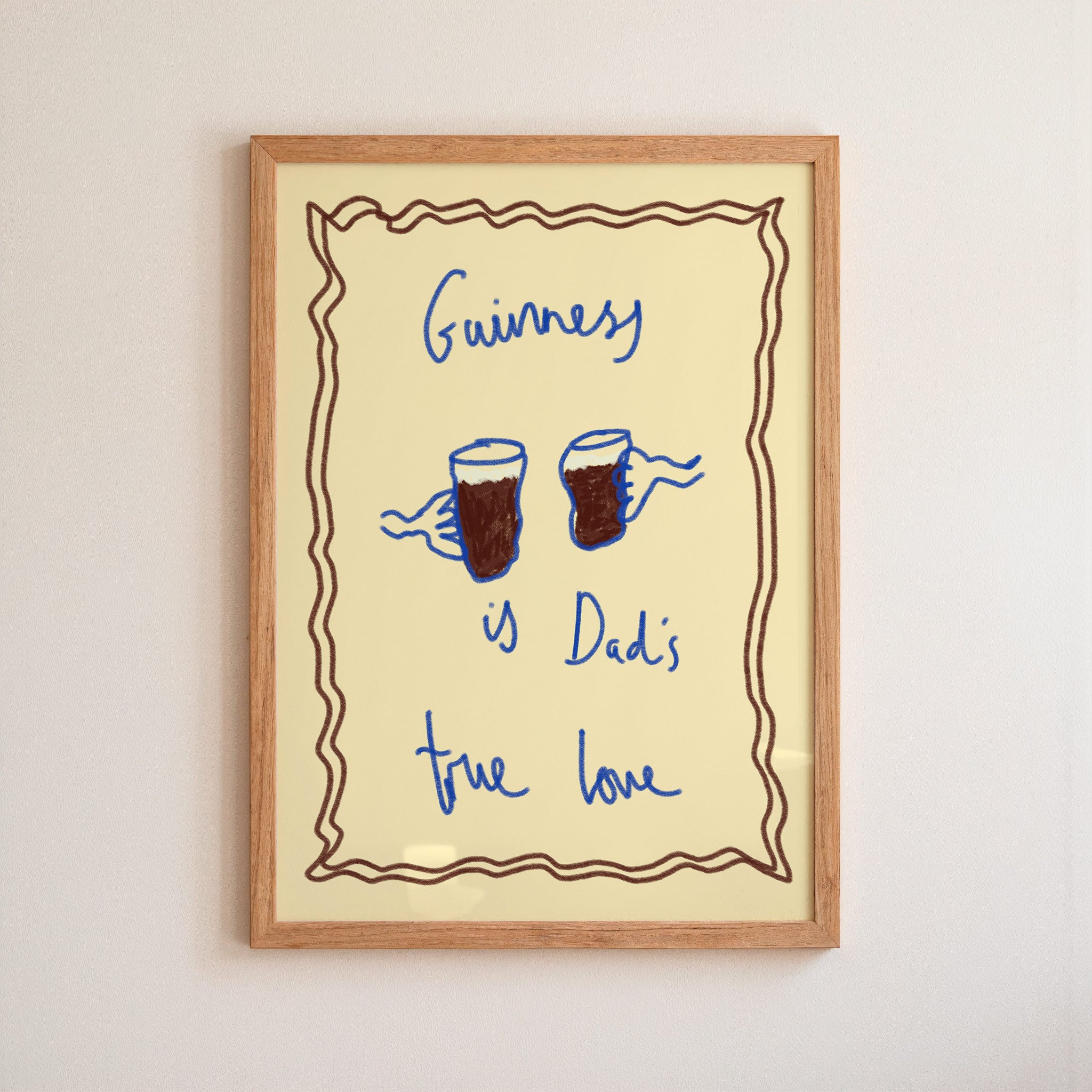 Guinness is My True Love Art Print
