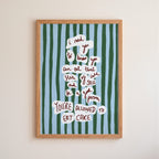 I Need You To..ALLOWED TO EAT CAKE Art Print