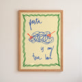 Pasta is My True Love Art Print
