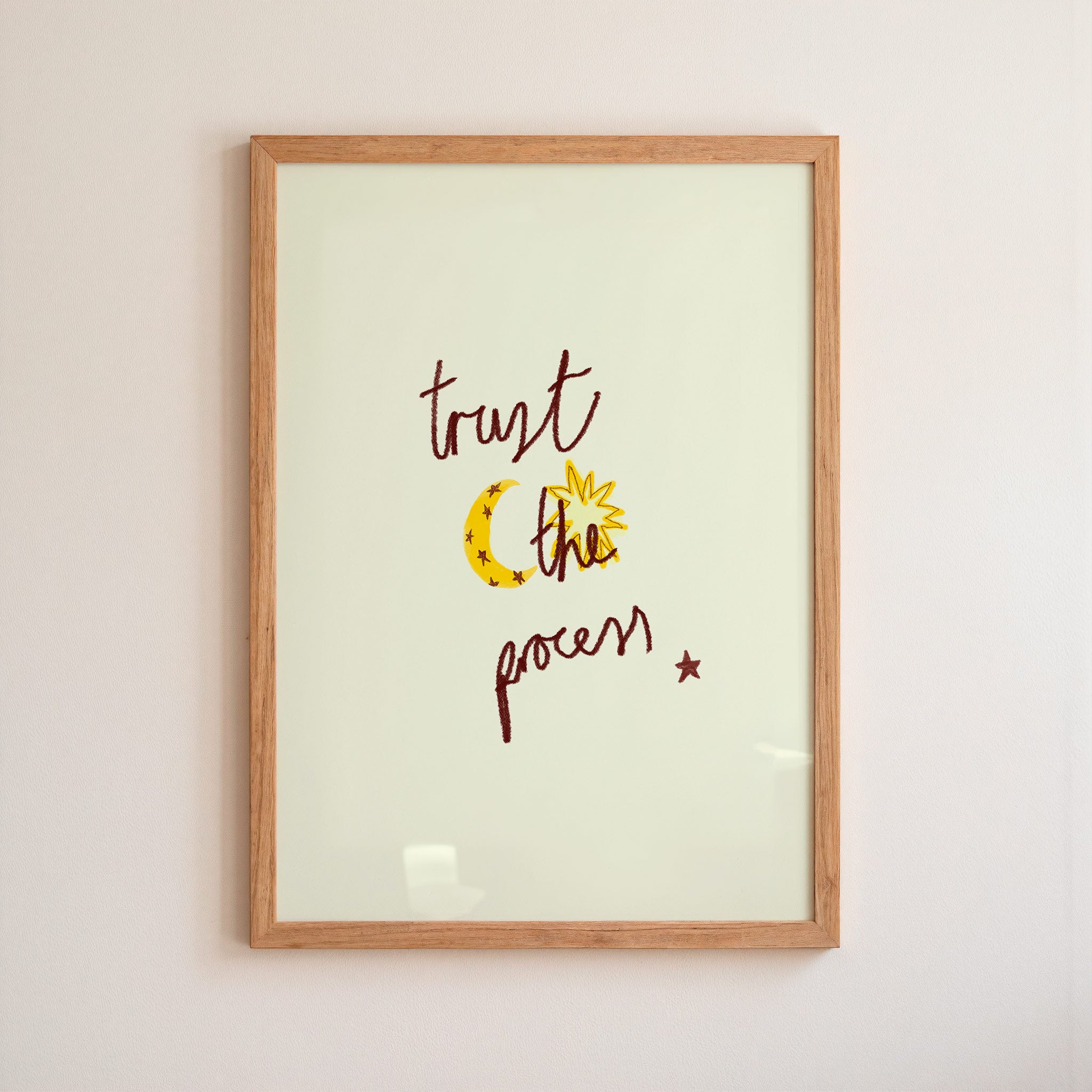 Trust the Process Art Print