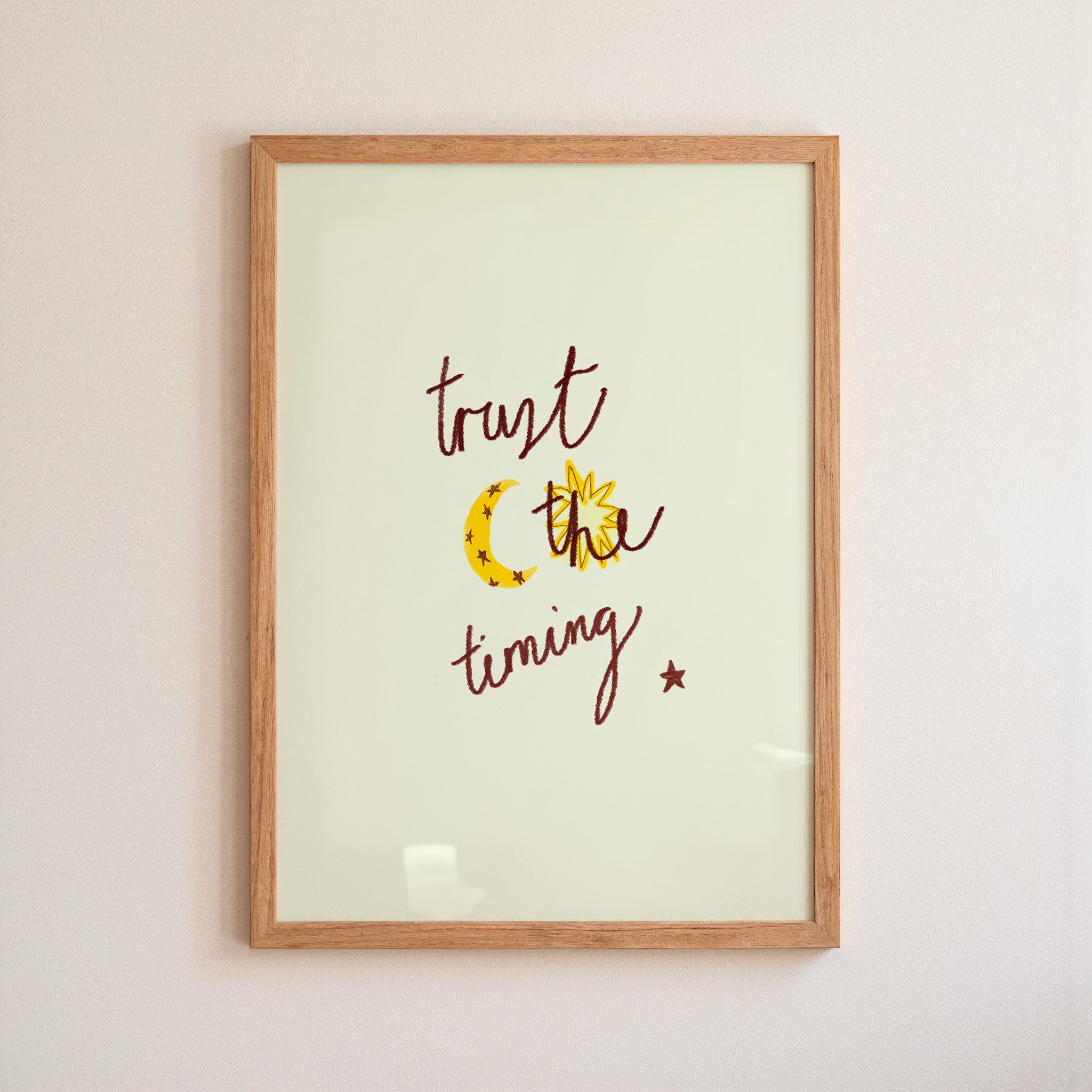 Trust the Timing Art Print